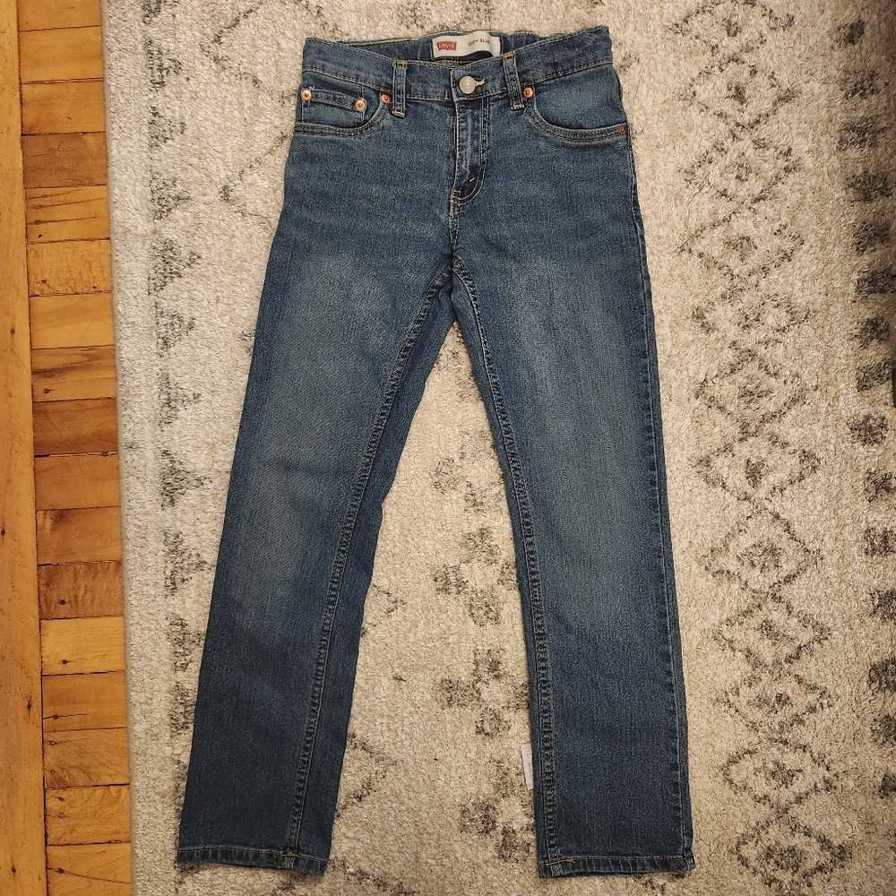 Boys Levi's 511 Slim Blue Jeans Size 12